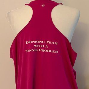 Tennis Humor racerback tank plus size